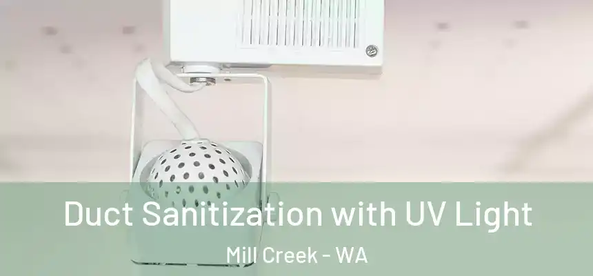 Duct Sanitization with UV Light Mill Creek - WA